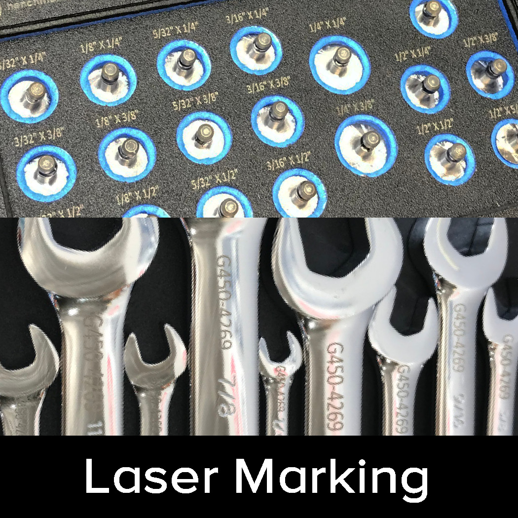 Laser Marking on Tools and Foam | Henchman