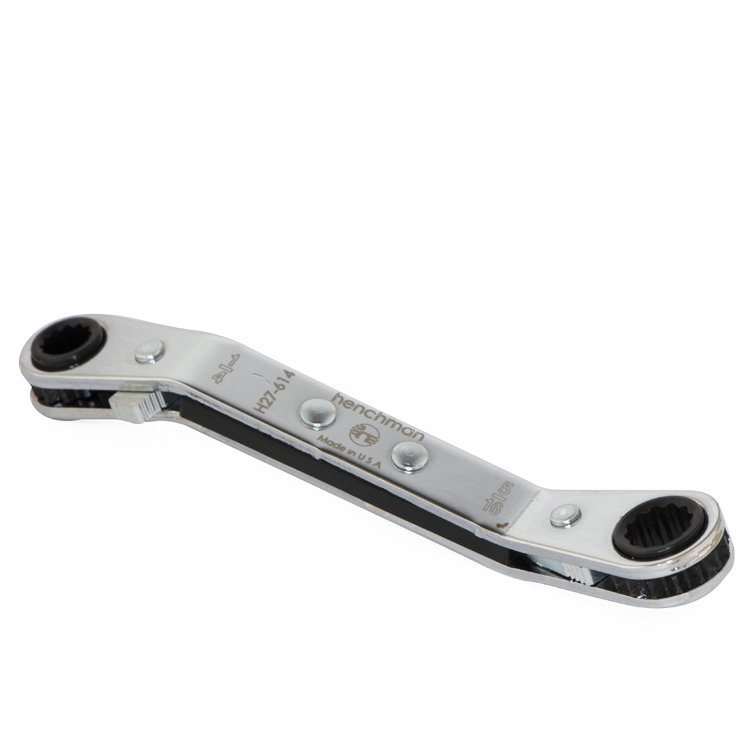Henchman Ratcheting Box Wrench Ring Spanner Offset 12 Point