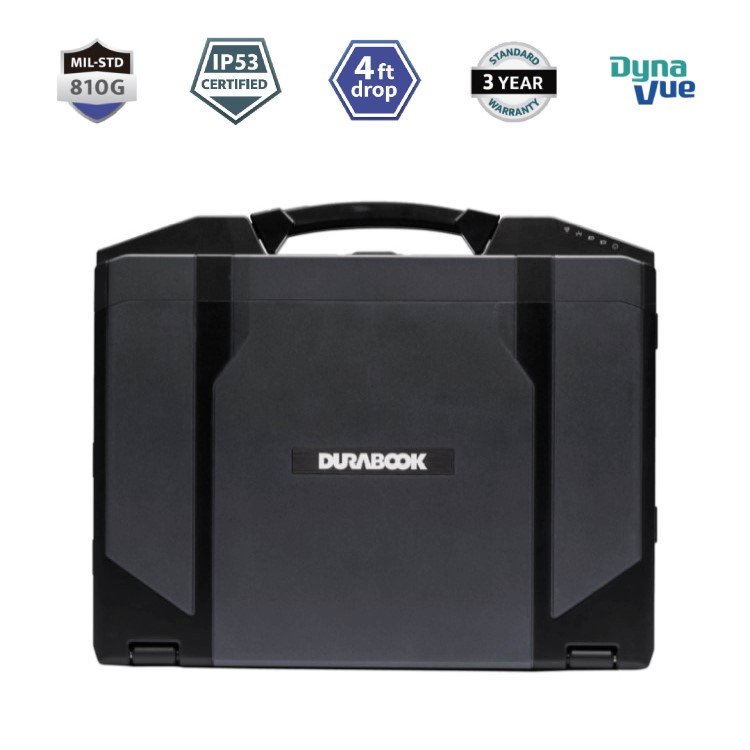 Durabook S14I Rugged Laptop MIL-STD-810G IP53 4 ft