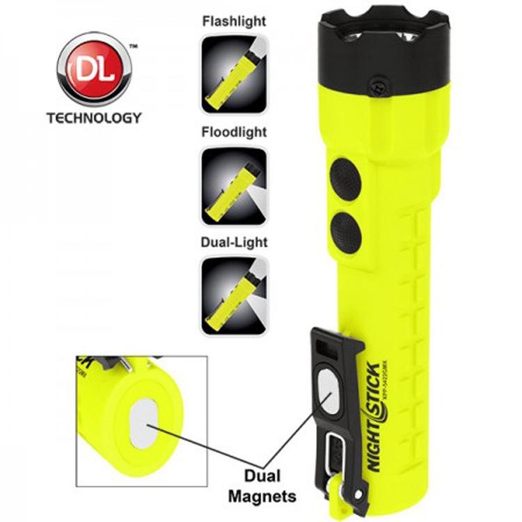 Nightstick Dual Light Flashlight IS Zone 0 Magnet 285L