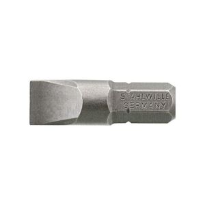 Stahlwille 1169 1/4 Inch Drive Slotted Screwdriver Bit 25 mm