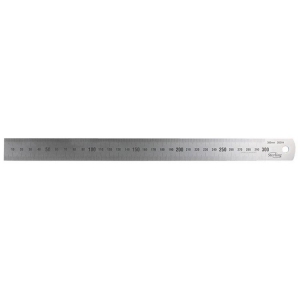 Stainless Steel Ruler Metric Imperial Matte 150mm 6 inch