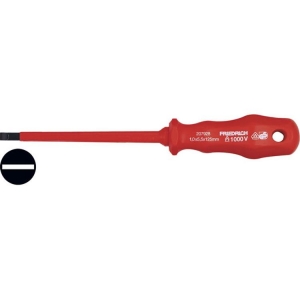 Friedrich Screwdriver VDE Insulated Slotted Flat 4.0 x 100mm