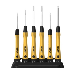 Wiha Screwdriver Set ESD PicoFinish Philips Slotted flat 7 Pieces