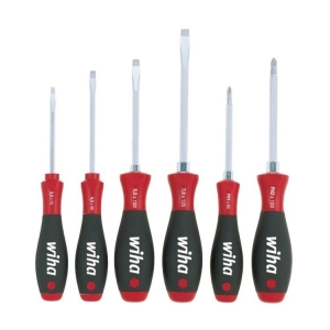 Wiha Screwdriver Set Philips Slotted Hex Blade 6 Pieces
