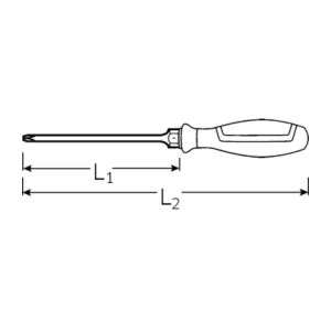 Stahlwille Screwdriver Phillips PH2 x 365mm
