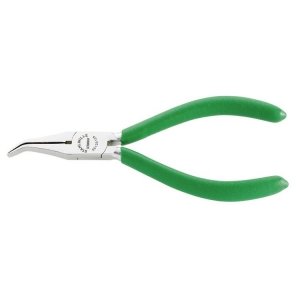 Stahlwille 6513 Relay Pliers 140mm flat bent 45 Degrees chrome-plated dipped Ins