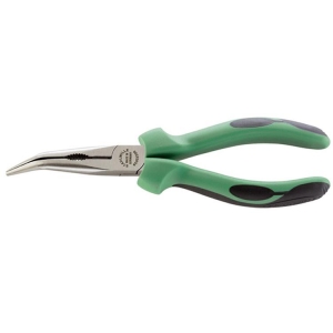 Stahlwille 6530 Snipe Nose Pliers 200mm Bent Nose Grip Handle