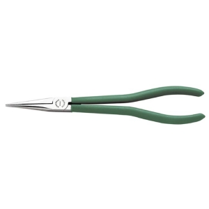 Stahlwille 6534 Mechanics Snipe Nose Pliers 280mm chrome-plated dipped Insulatio
