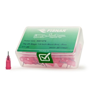 Fisnar Tip 1/4 inch Epoxy Sealed 20 Gage pink