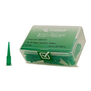 Fisnar Tip 18GA Tapered Threaded Green 50/Pk