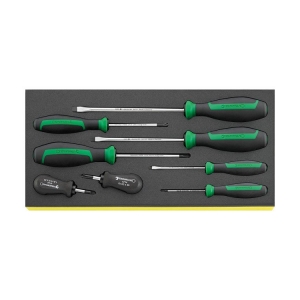 Stahlwille TCS 4620-4734/8 DRALL+ Screwdriver Set in TCS Inlay 8 pc