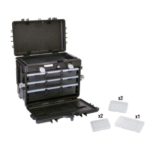 GT Line All In One X Tool Box 3 Empty Organizers