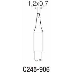 JBC T245 Cartridge 1.2x0.7mm Chisel