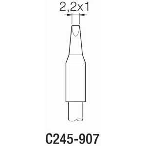JBC T245 Cartridge 2.2x1.0mm Chisel