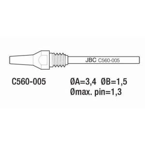 JBC DR560 Desolder Tip 1.5mm