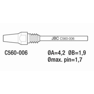 JBC DR560 Desolder Tip 1.9mm