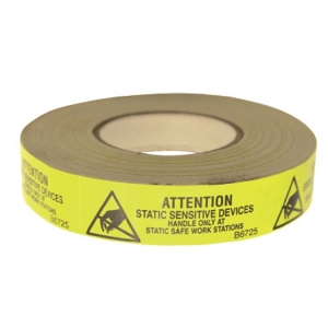 ESD Label 15x50mm