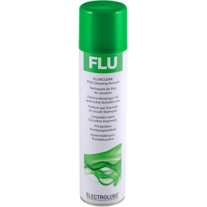 Electrolube FLU Fluxclene AEROSOL Flux Cleaning Solvent (EFLU400DB - 400ml with Brush)