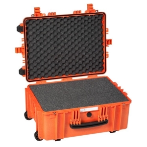 Explorer Case 5326B Hard Case black with foam 538 x 405 x 250mm wheeled (GTB5326O - Orange)