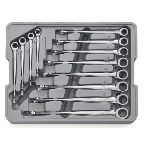 GearWrench 85888 Ratcheting Combination Spanner Set X-Beam metric 12 Pieces