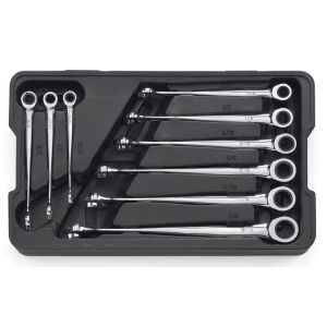 GearWrench 85898 Ratcheting Combination Spanner Set X-Beam imperial 9 Pieces