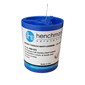 Henchman Safety Lockwire Soft Stainless Steel .025