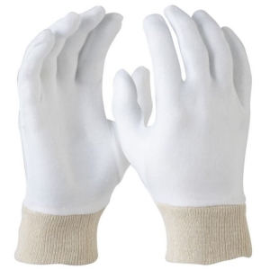 Cotton Gloves Mens Pair