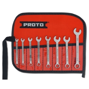 Proto J1200EFS Combination Wrench Spanner Set 8 Pieces 6 Point
