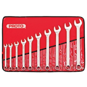 Proto J1200GASD Combination Wrench Spanner Set 10 Pieces 12 Point