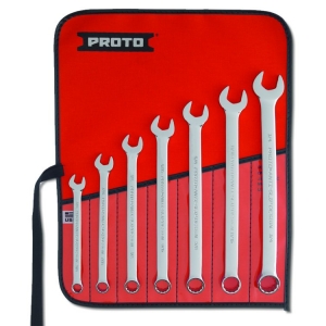 Proto J1200H-T500 Combination ASD Wrench Spanner Set 7 Pieces 12 Point Full Poli