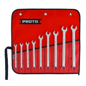 Proto J1200HM-T500 Combination Wrench Spanner Set 9 Pieces 12 Point Full Polish