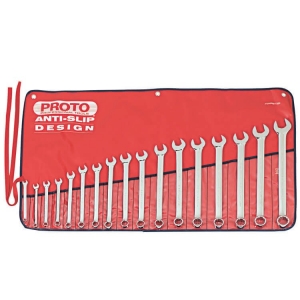 Proto J1200RM-T500 Combination Wrench Spanner Set 17 Pieces 12 Point Full Polish