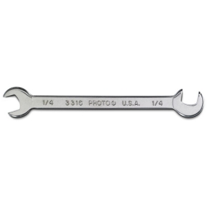 Proto Open End Wrench Spanner Short Angled imperial (J3316 - 1/4 inch)