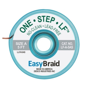 Easy Braid One Step Desolder Braid Lead Free 0.025 inch x 5ft
