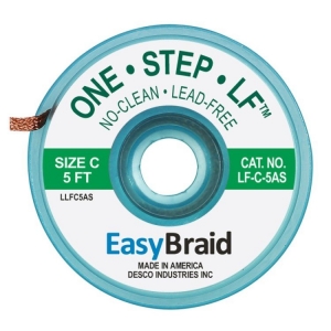 Easy Braid One Step Desolder Braid Lead Free 0.075 inch x 5ft