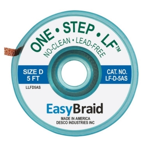 Easy Braid One Step Desolder Braid Lead Free 0.100 inch x 5ft