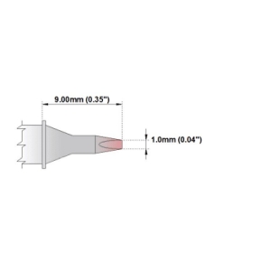 Thermaltronics M7 Chisel Tip 30 Degree 1.0mm 0.04 x 0.35 inch
