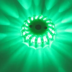 NightSearcher Emergency Hazard Warning Light Pulsar LED Single Green