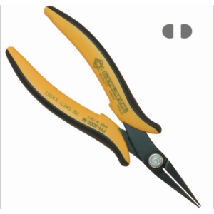Piergiacomi PN2002M Short Nose Pliers Half Round Tips Smooth 155mm