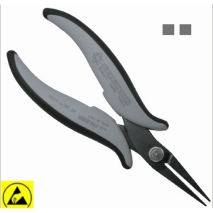 Piergiacomi PN2005D Long Nose Pliers Square Tips Serrated 160mm dissipative ESD