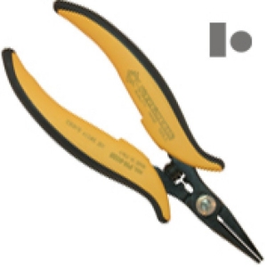 Piergiacomi PN5028 Long Nose Pliers Flat and Round Tips 154mm