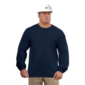 T-Shirt Long Sleeve Arc Flash Flame resistant Navy