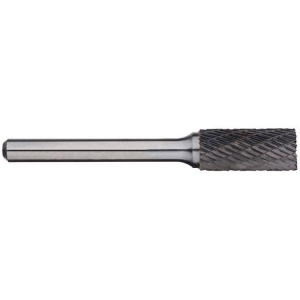 Carbide Burr Cylindrical 1/4 inch with End Cut 1/2 inch Flute