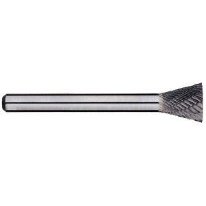 Taper Carbide Burr 5/8 Inch Inverted 1/4 Inch Shank