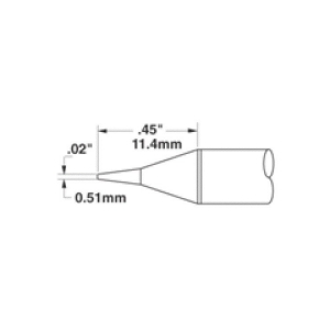Metcal Cartridge Conical Sharp 0.5mm (0.02 in)