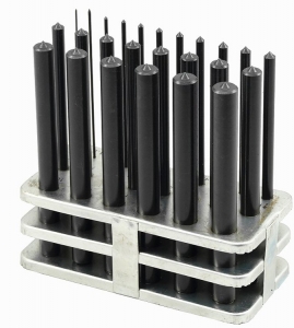 Transfer Punch Set Sizes 1-60 60 Pieces