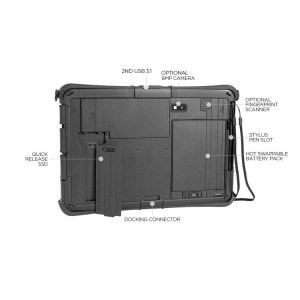 Durabook U11I Rugged Tablet IP65 Mil-Spec 810G and 461G ANSI C1D2 6ft Drop