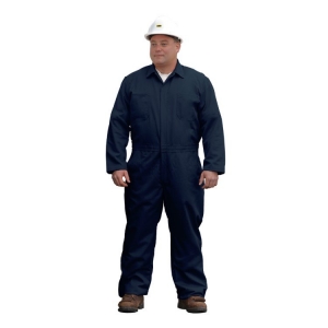 Coverall Ultra Soft Lightweight Arc Flash Flame resistant Navy 8.7 cal/cm