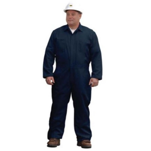 Coverall Ultra Soft Lightweight Arc Flash Flame resistant Navy 12.4 cal/cm
